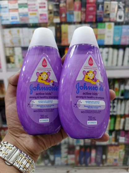 Johnsons, active kids strong & healthy shampoo 200ml