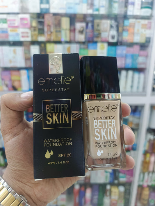 Emelie, Better skin water proof foundation