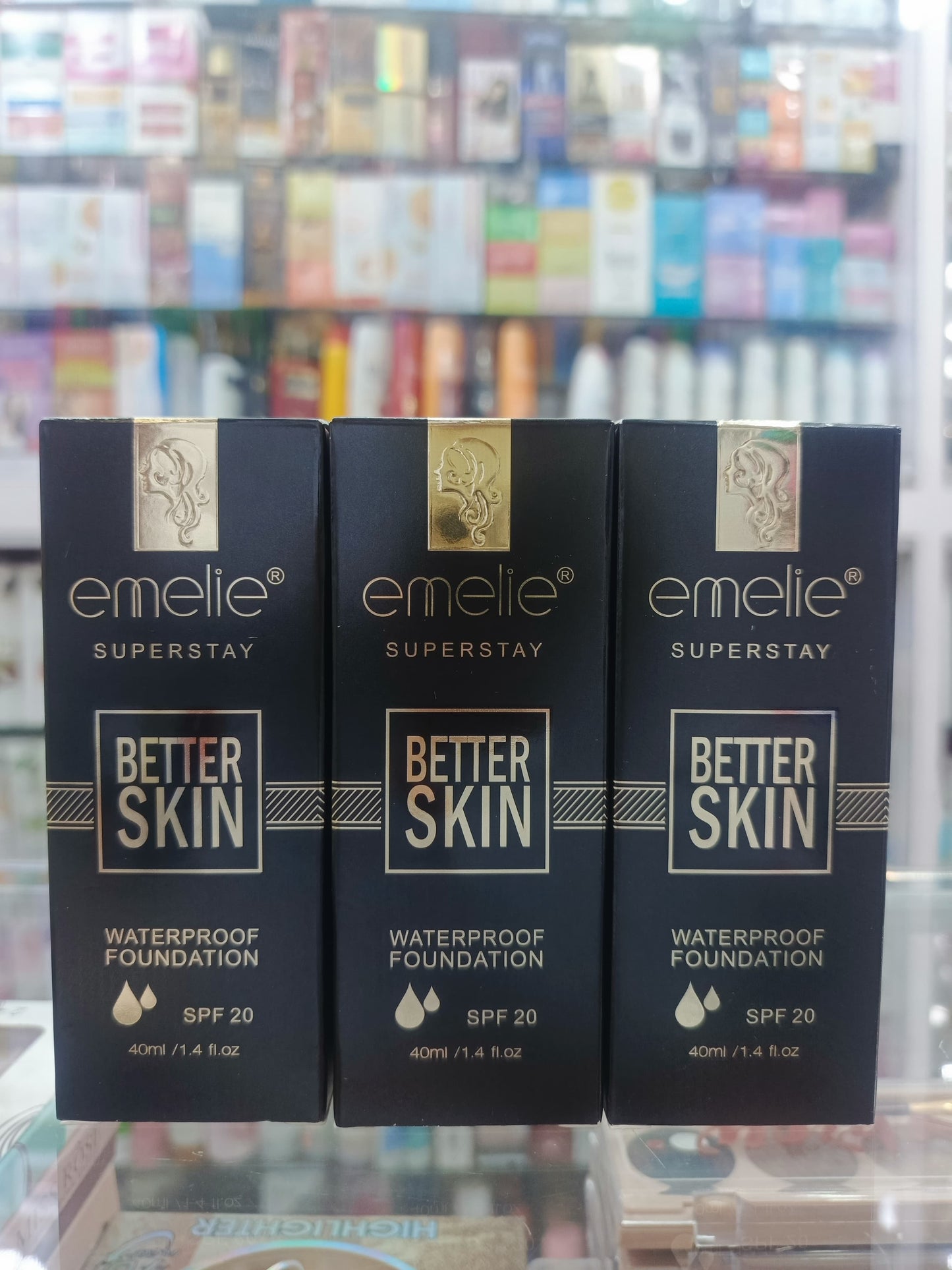 Emelie, Better skin water proof foundation