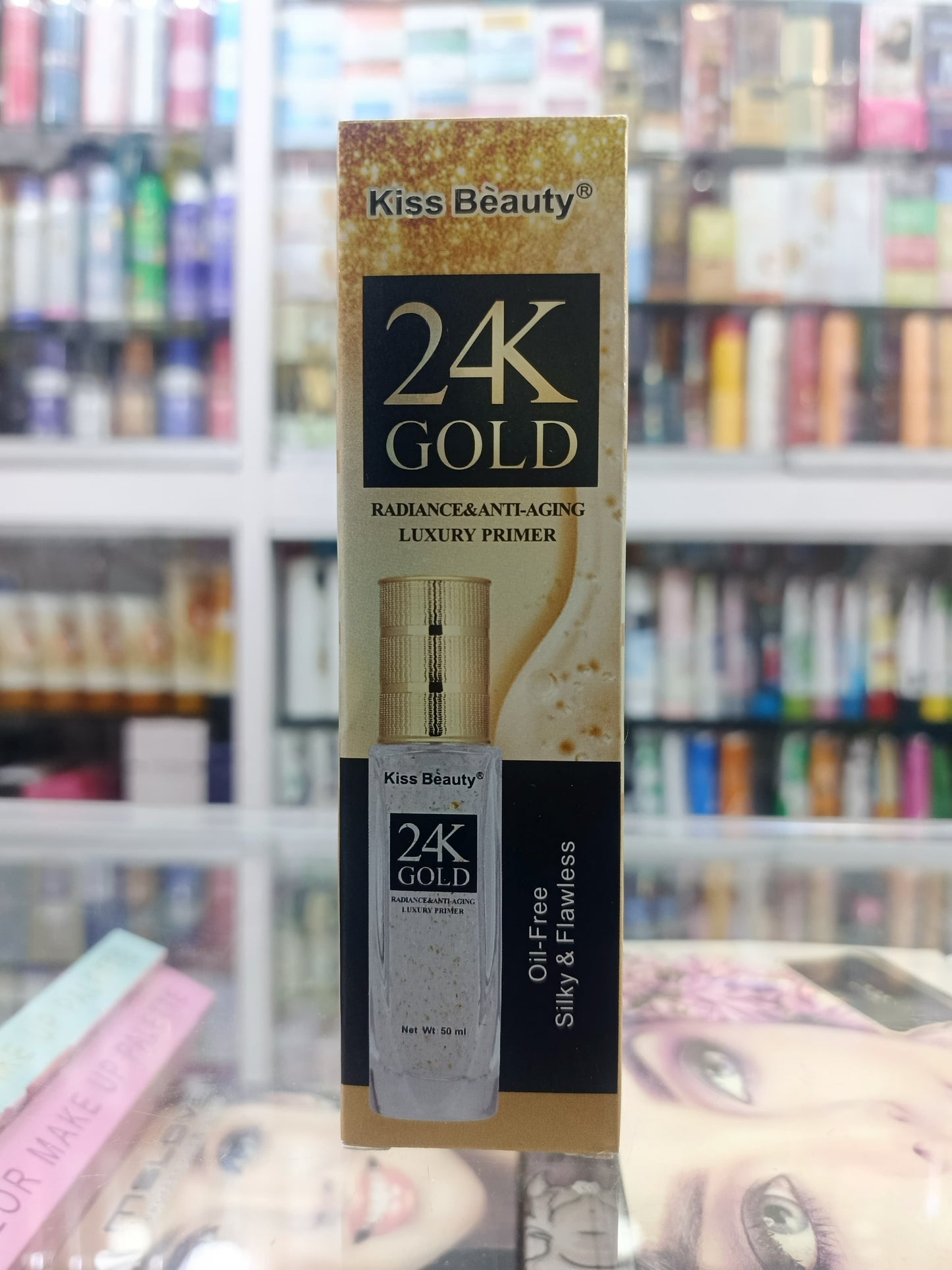 Kiss beauty, 24k gold makeup primer