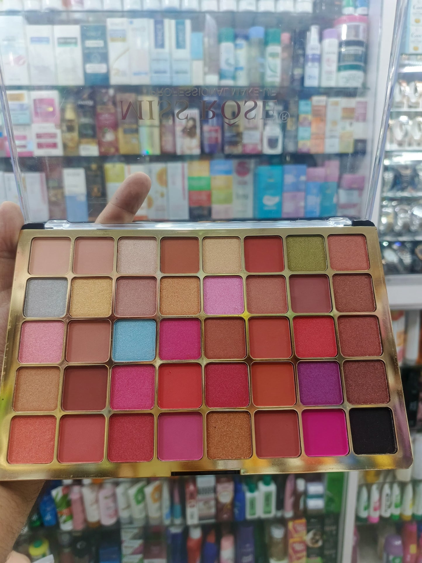 Miss rose, 40 color matte, shimmer eyeshadow palette
