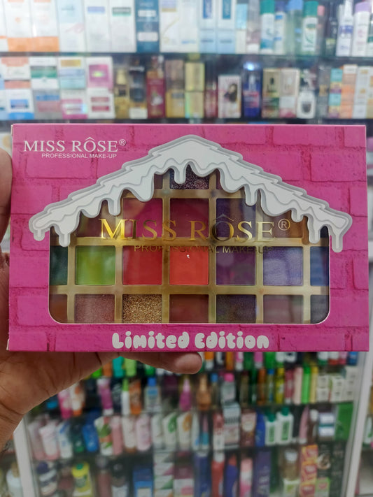 Miss rose, 28 color eye shadow palette, limited edition, (PINK)