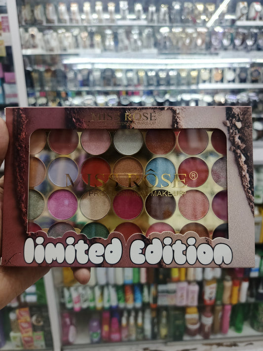 Miss rose, 28 color eye shadow palette, limited edition, (BROWN)