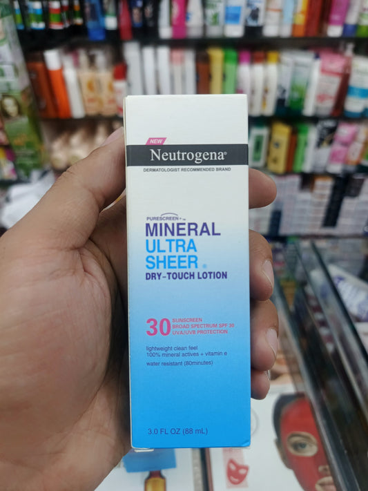 Neutrogena, minral ultr-sheer dry touch lotion SPF-30