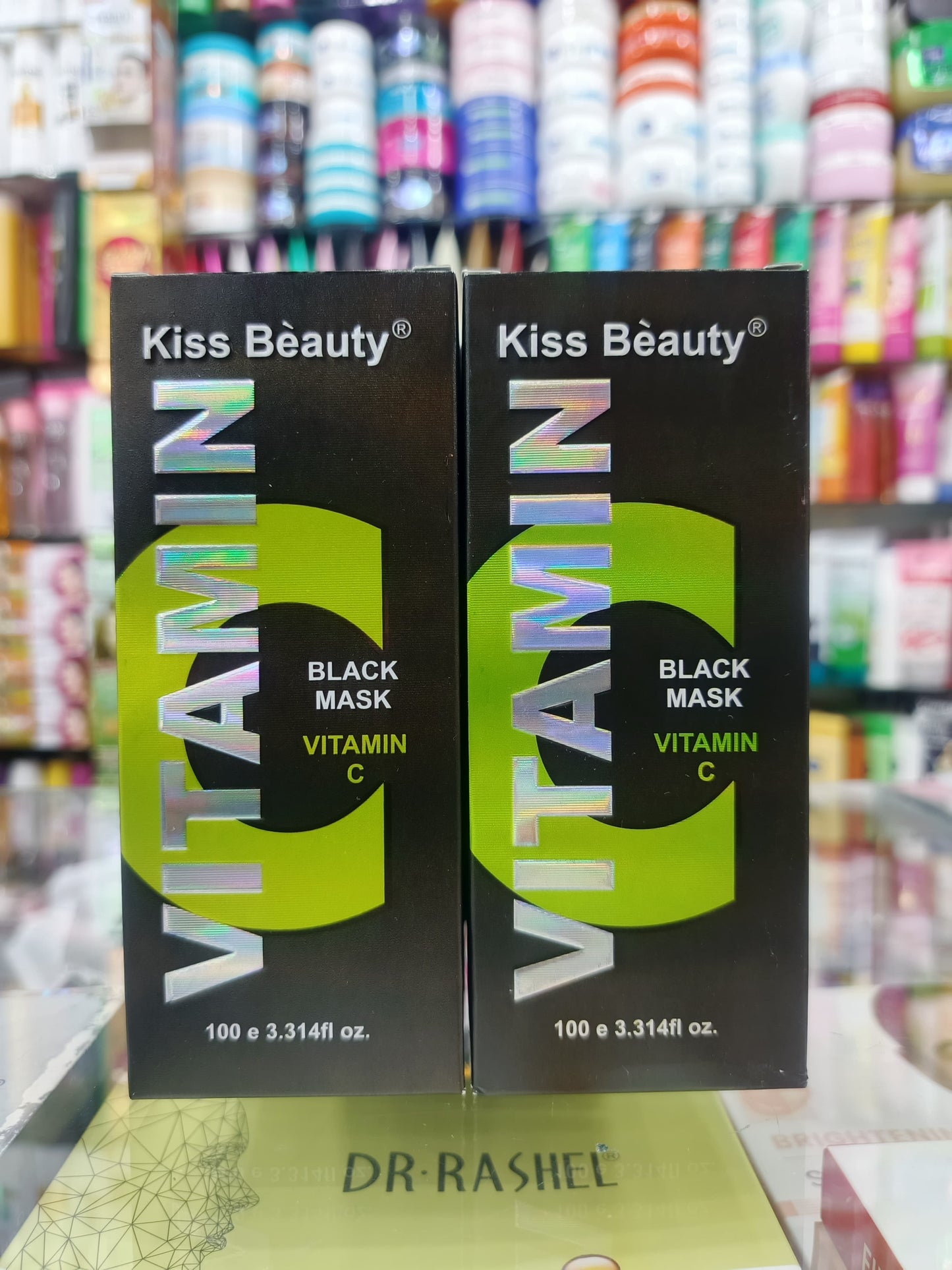 Kiss beauty, black mask, Vitamin C, 100gm
