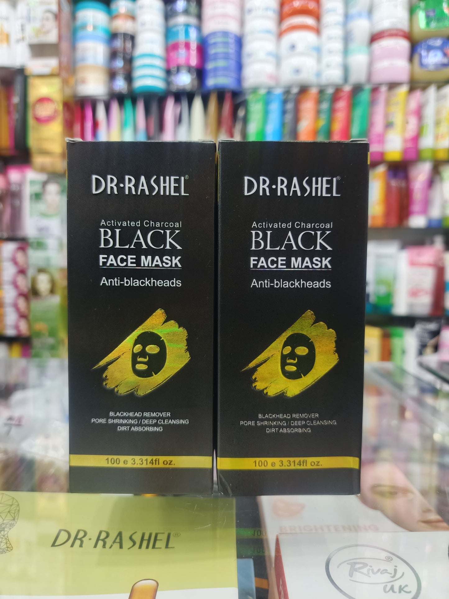 Dr-rashel, black mask, Charcoal, 100gm