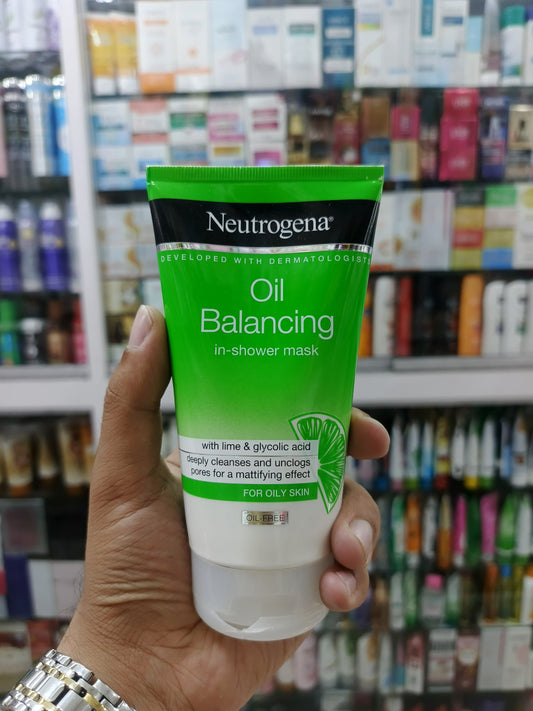 Neutrogena Oil Balancing In-Shower Mask – Lime &amp; Glycolic Acid
