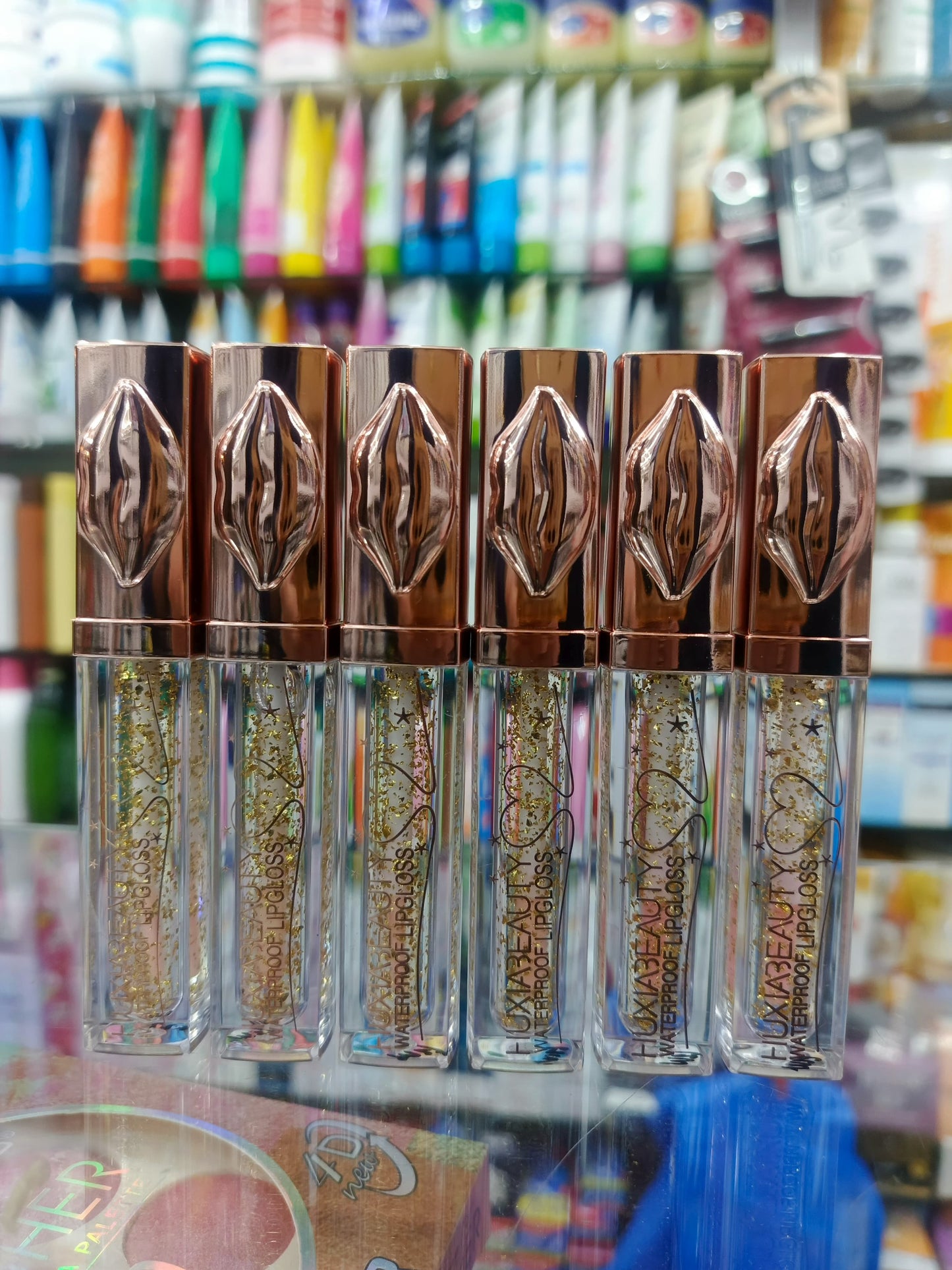 Huxia-beauty, glitter tinted lipgloss