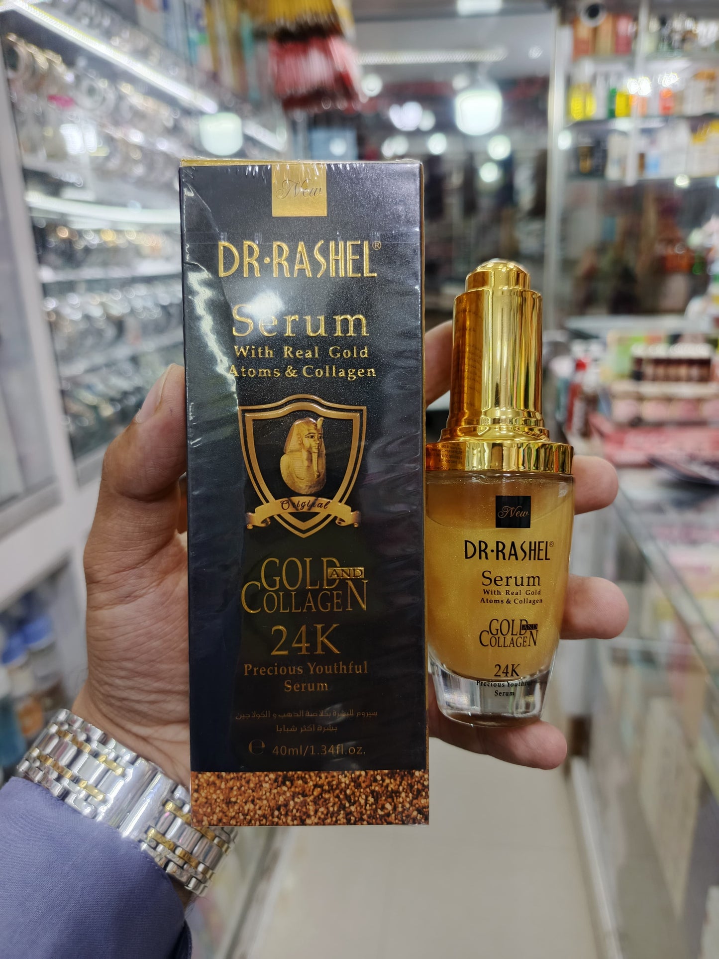 Dr-rashel, 24k gold and collagen face serum,