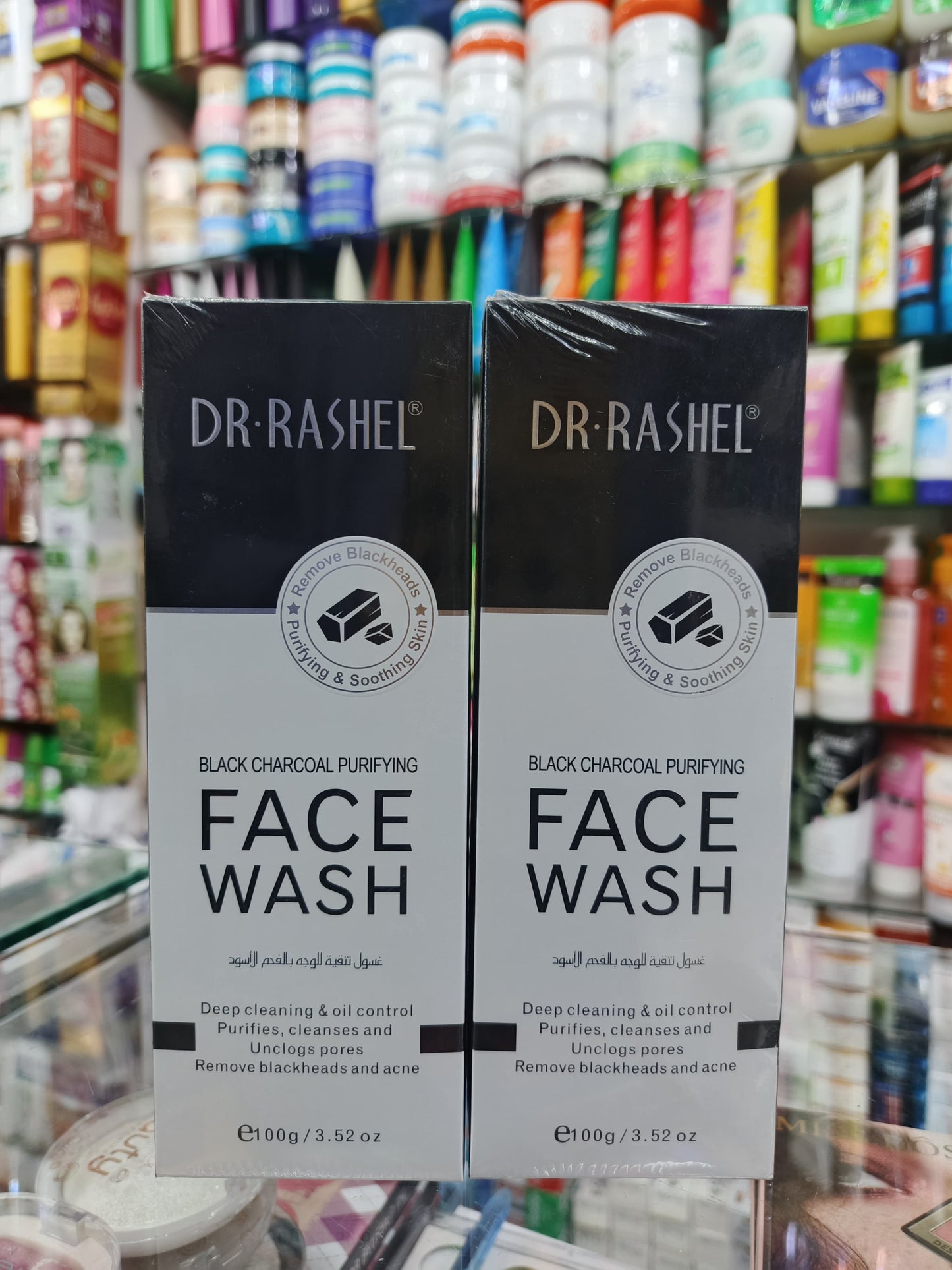 Dr-rashel, Black charcoal purifying face wash, 100gm