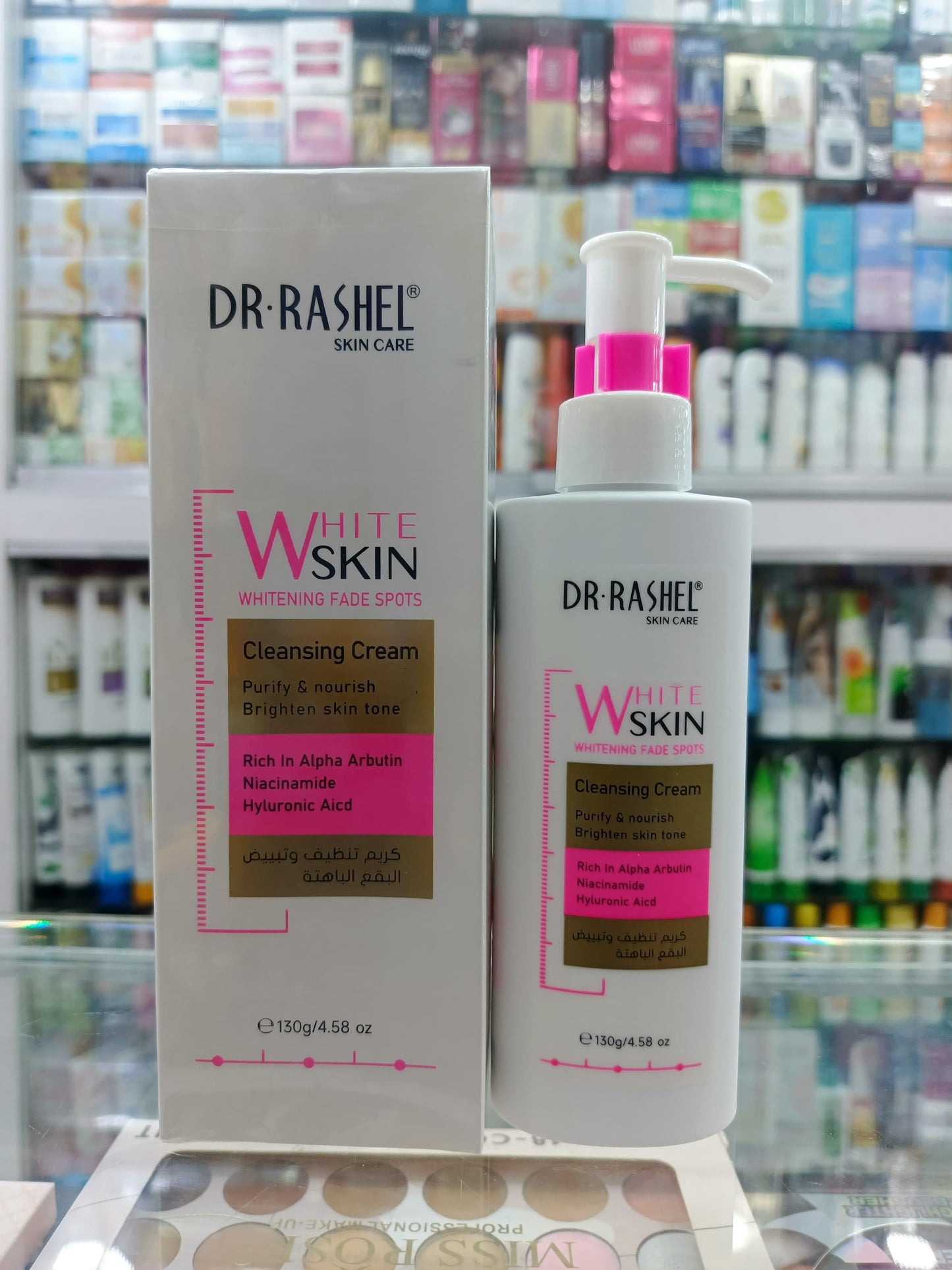 Dr-rashel, White skin , whitening fade spots, Cleansing cream 130gm