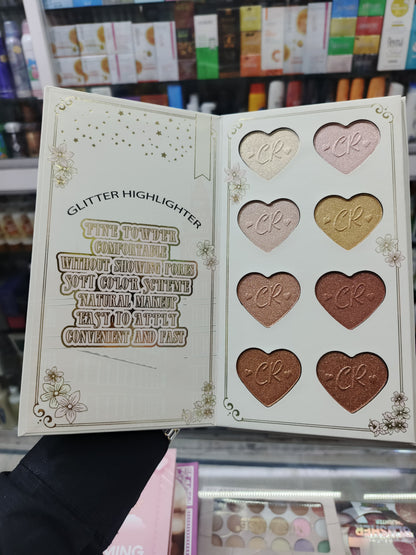 Colorful rainbow, chapter one, Eye & Face 4 pages colour pallette