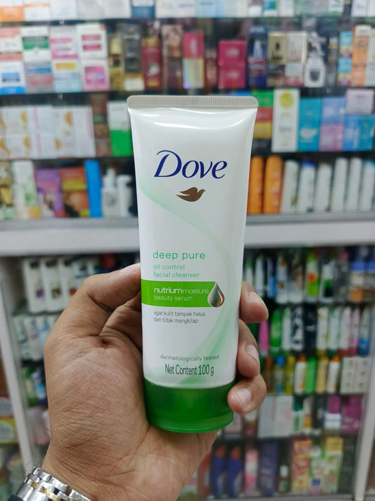 Dove, Deep pure, oil control facial cleanser, 100gm