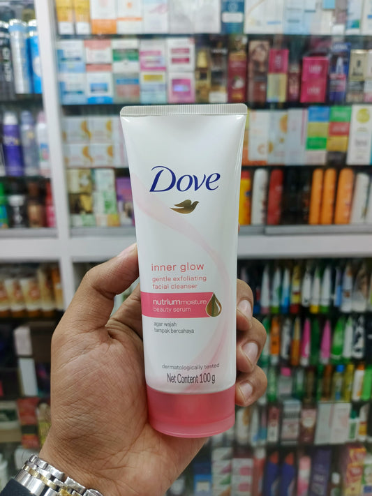 Dove, Inner glow gentle exfoliating facial cleasnser, 100gm