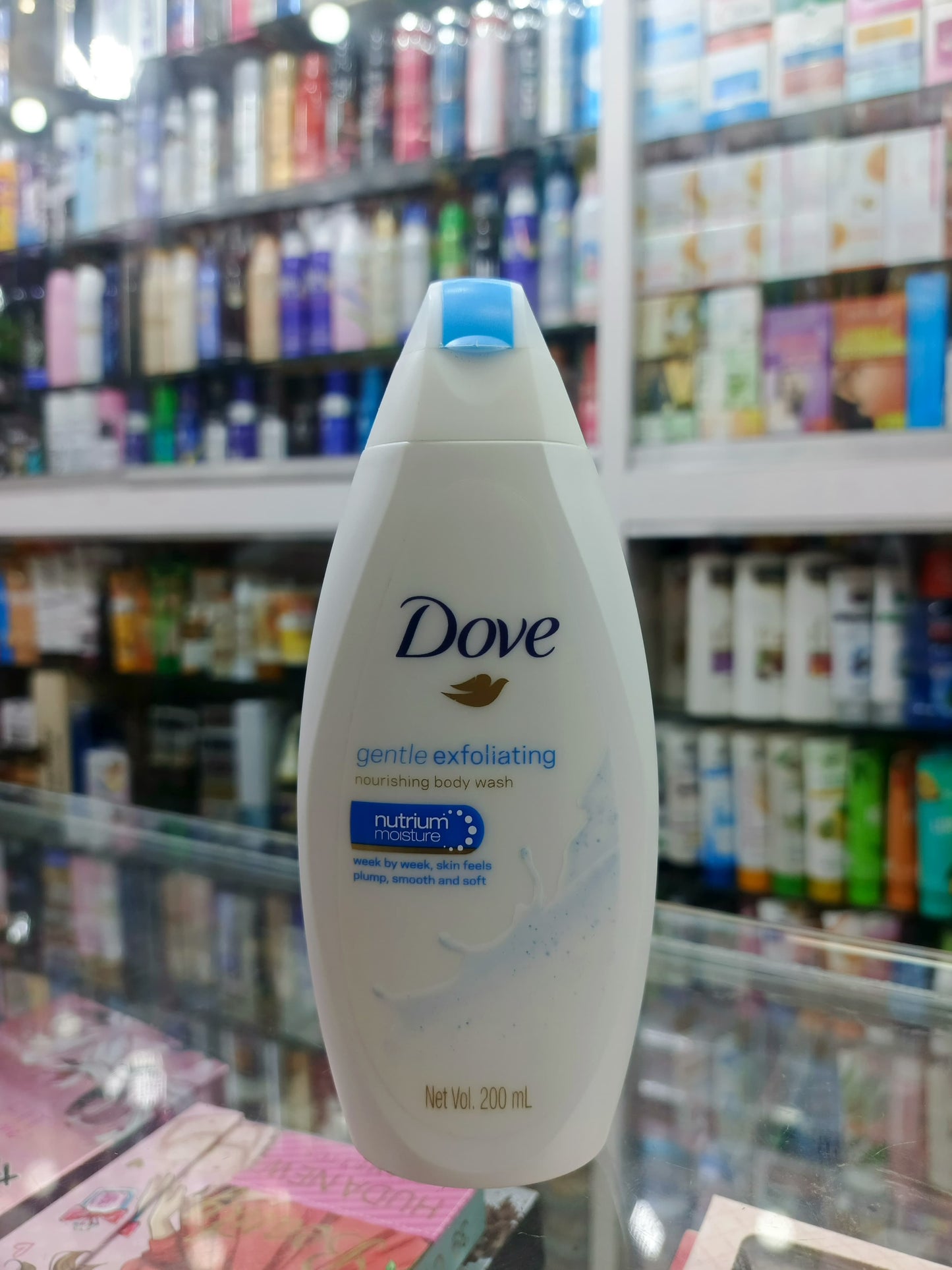 Dove, Gentle exfoliating body wash, 200ml