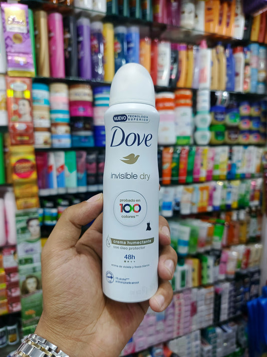 Dove, Invisible dry 100 colorrs, deodrant body spray, 150ml