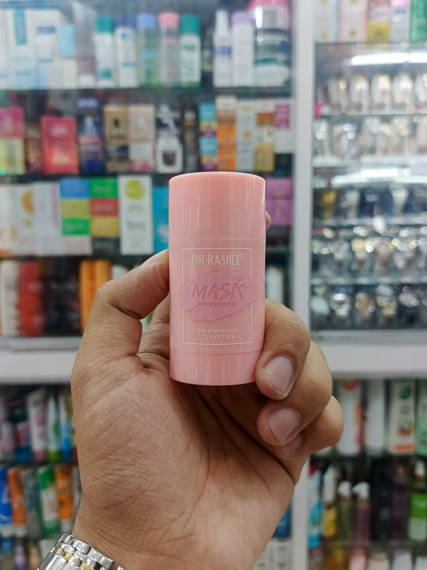 Dr-rashel, Pink mineral clay stick, black head remover, 42gm