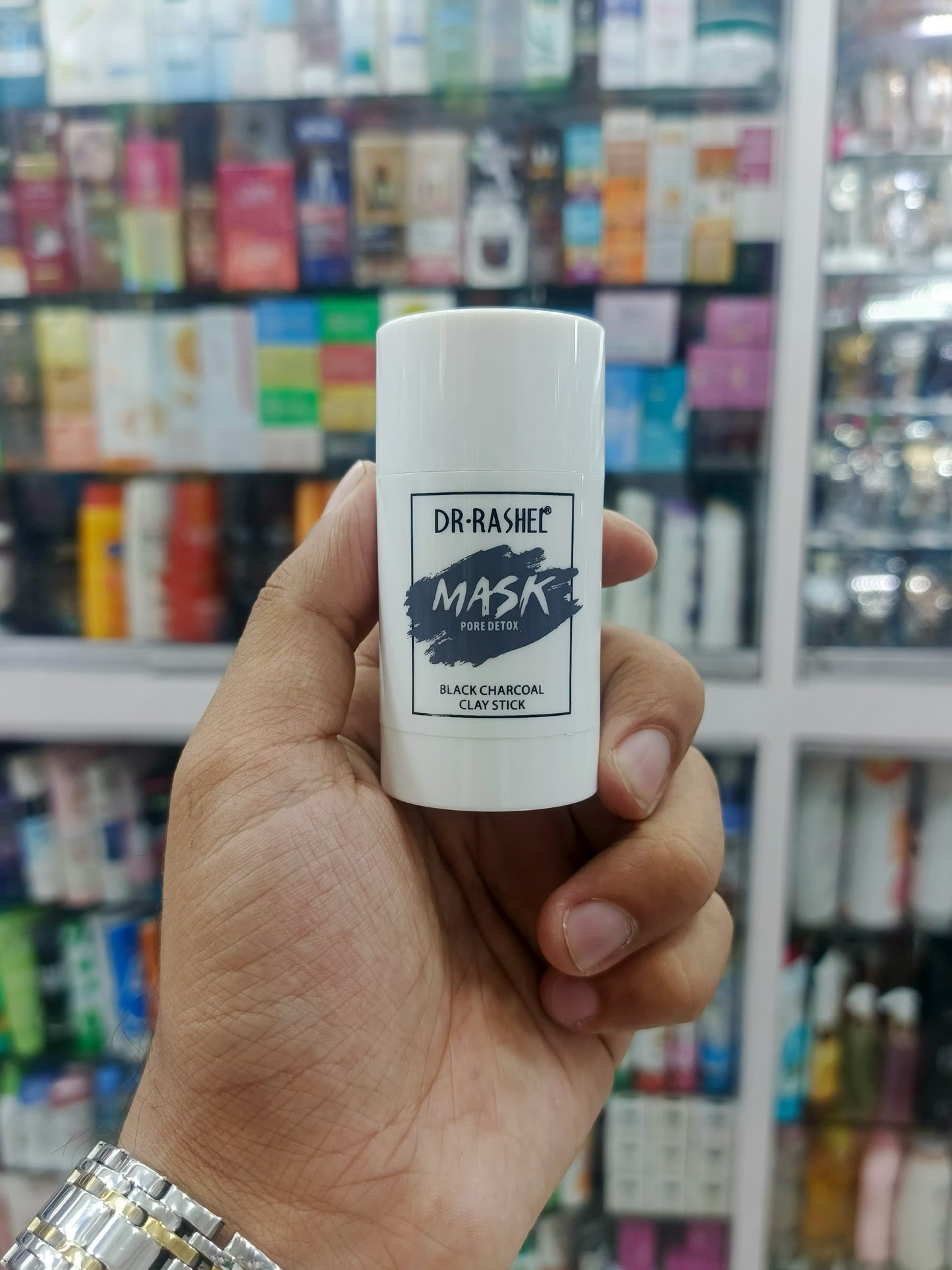 Dr-rashel, Black charcoal clay stick, black head remover, 42gm