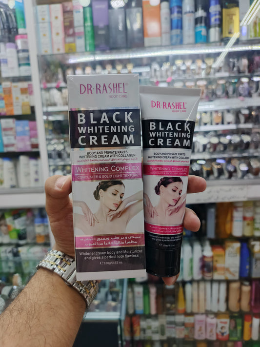 Dr-rashel, Black whitening cream for body & private parts, 100gm