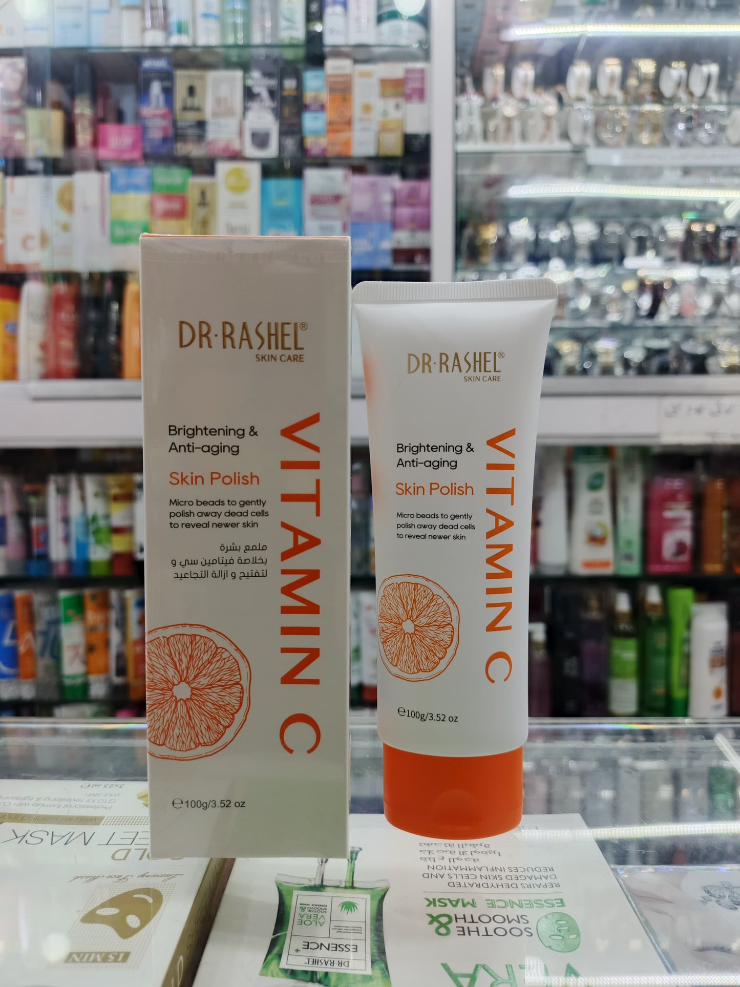 Dr-rashel, Vitamin C, brightening & anti-aging SKIN POLISH, 100gm
