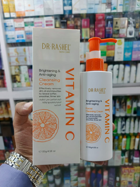 Dr-rashel, Vitamin C, brightening & anti-aging CLEANSING CREAM, 130gm