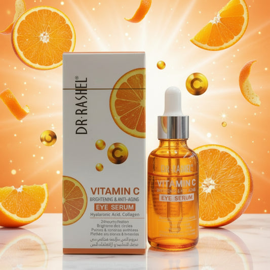 Dr-rashel, Vitamin C, brightening & anti-aging, Eye serum with hyaluronic acid & collagen, 30ml