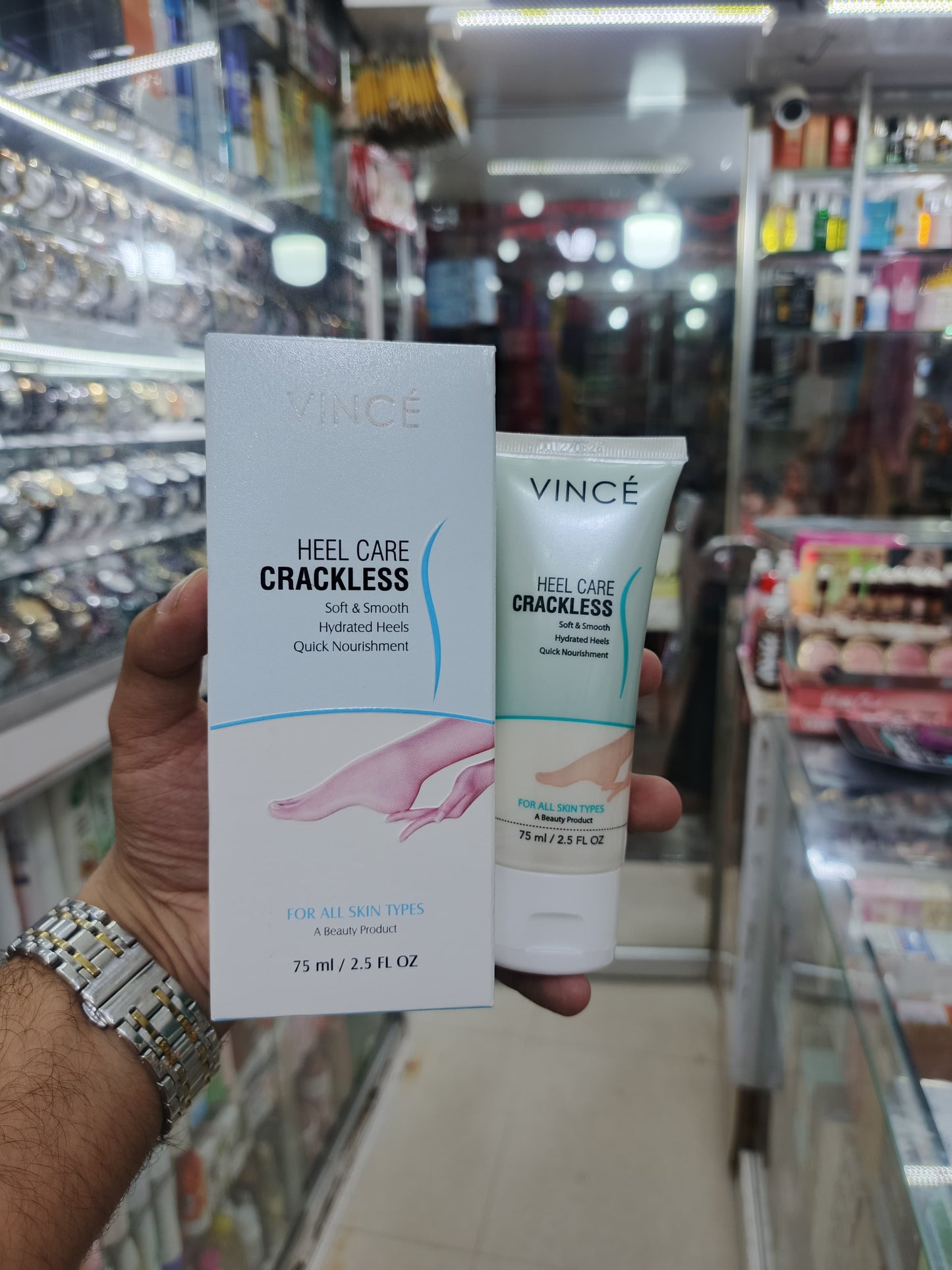 Vince, Heel care crackless, Soft & smooth hydrated heels,For all skin types, 75ml