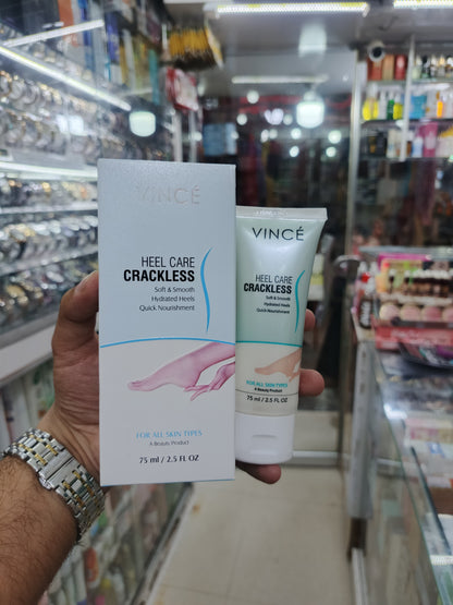 Vince, Heel care crackless, Soft & smooth hydrated heels,For all skin types, 75ml