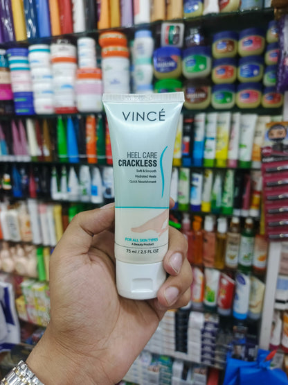 Vince, Heel care crackless, Soft & smooth hydrated heels,For all skin types, 75ml