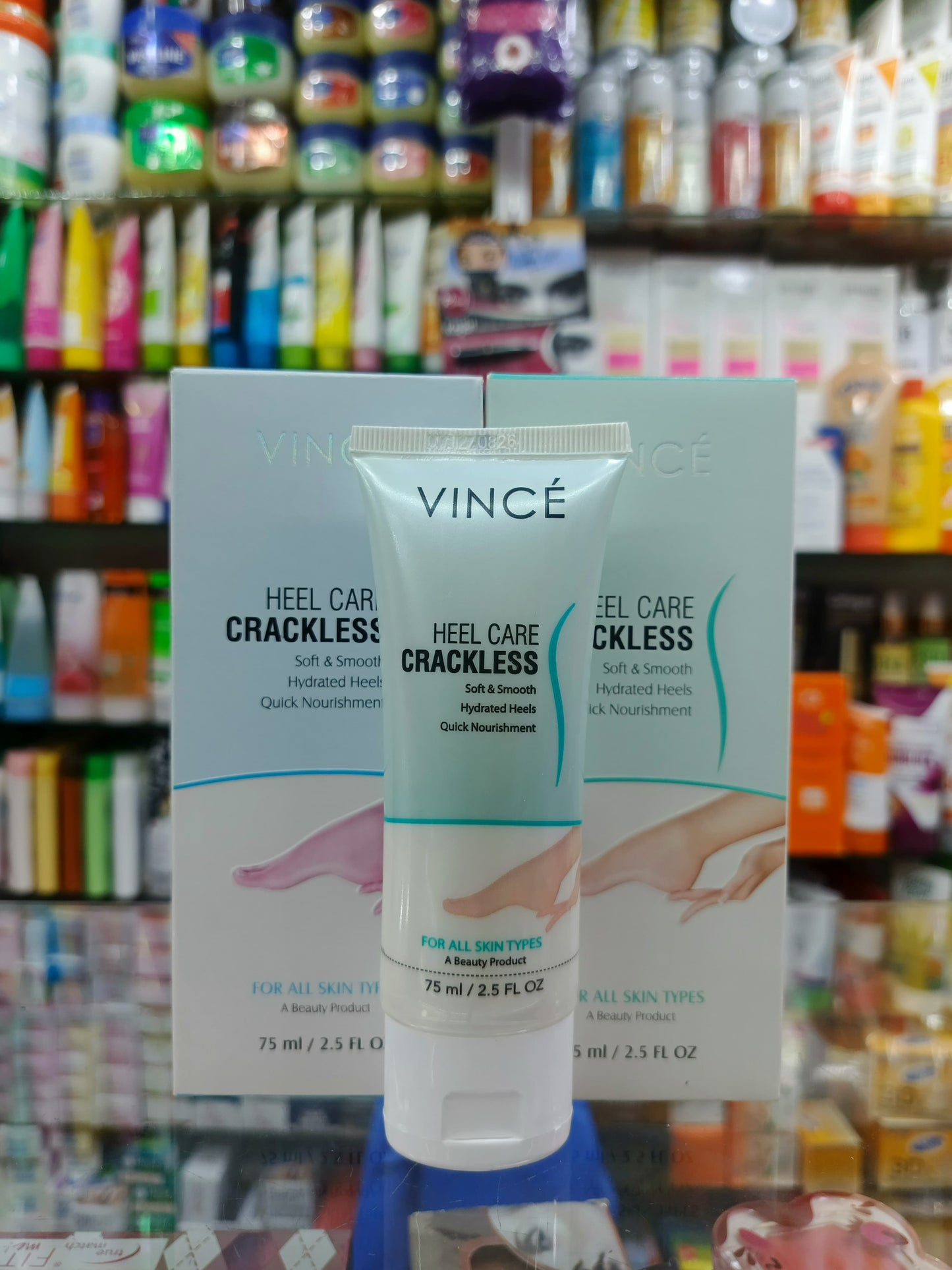 Vince, Heel care crackless, Soft & smooth hydrated heels,For all skin types, 75ml