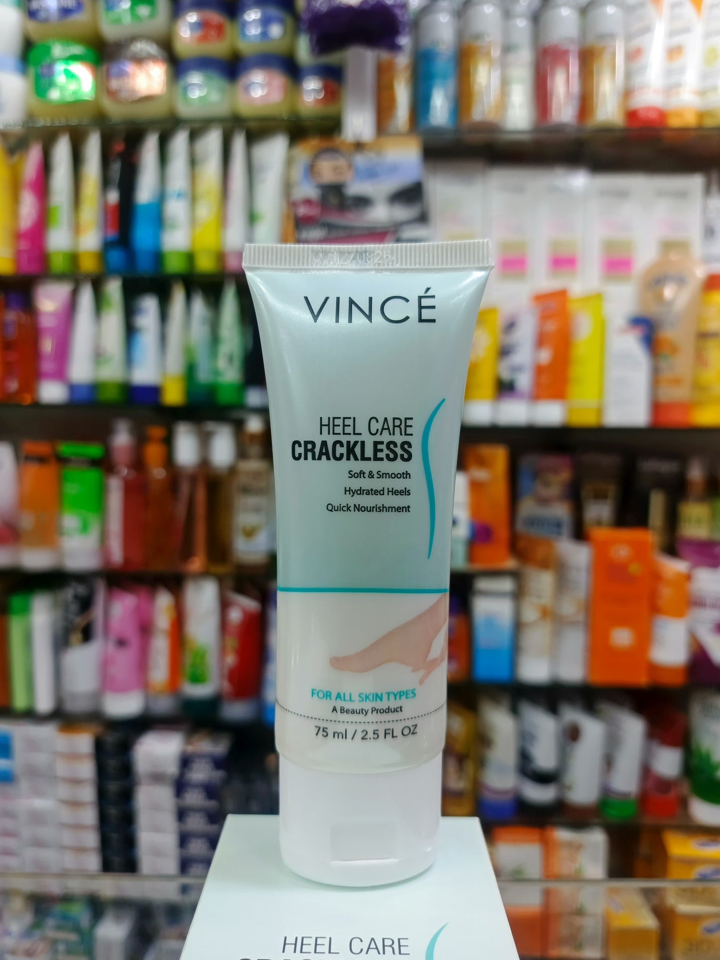 Vince, Heel care crackless, Soft & smooth hydrated heels,For all skin types, 75ml