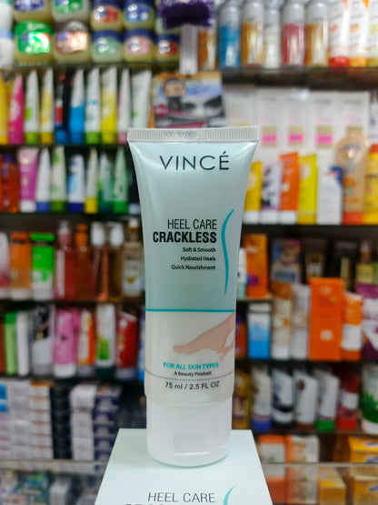Vince, Heel care crackless, Soft & smooth hydrated heels,For all skin types, 75ml