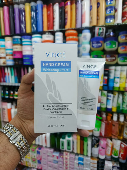 Vince, Hand cream Whitening effect, replenish lost moisture provides smoothness & suppleness, 50ml
