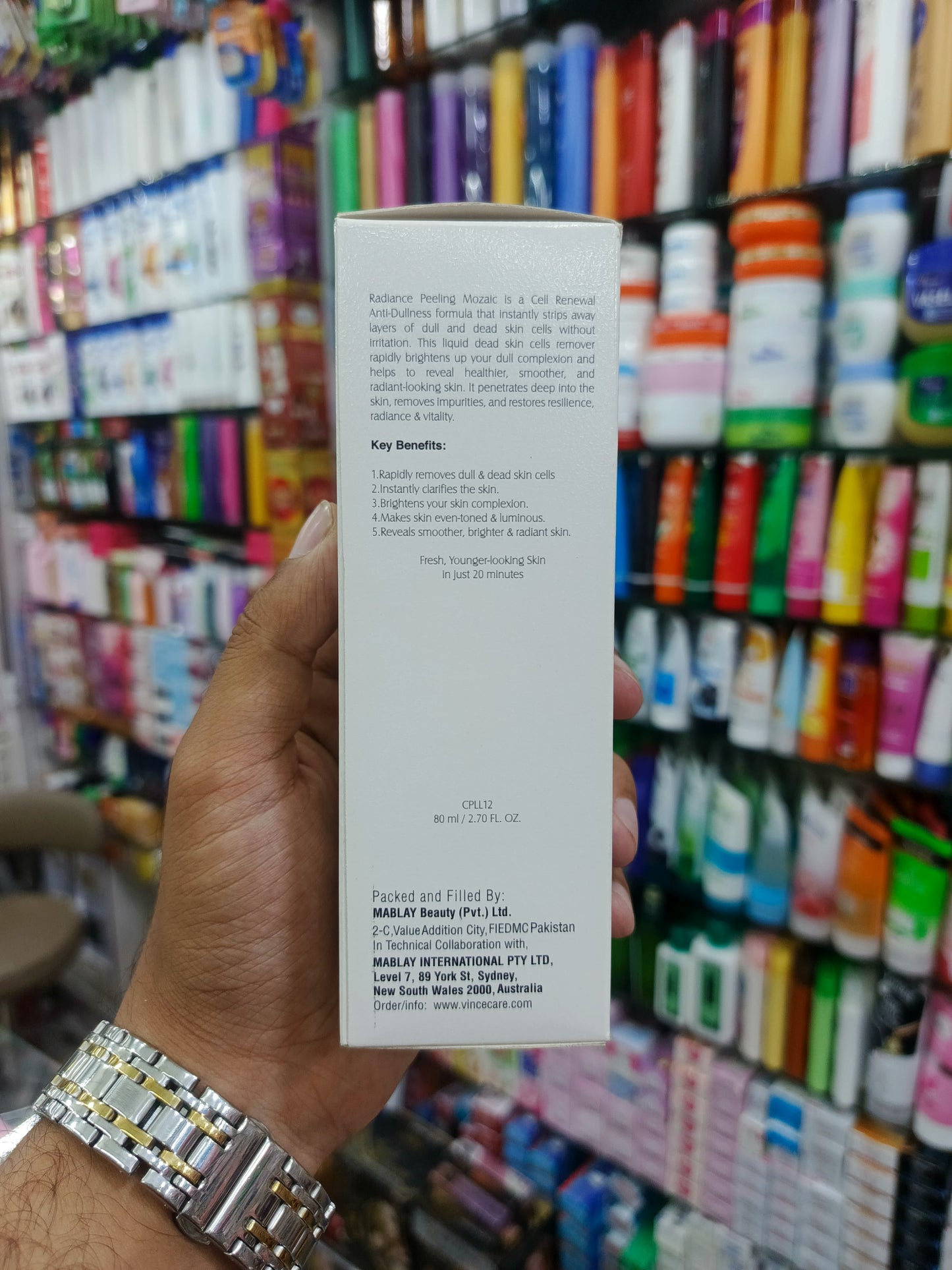 Vince, Lightnix, Radiance peeling mozaik, 80ml