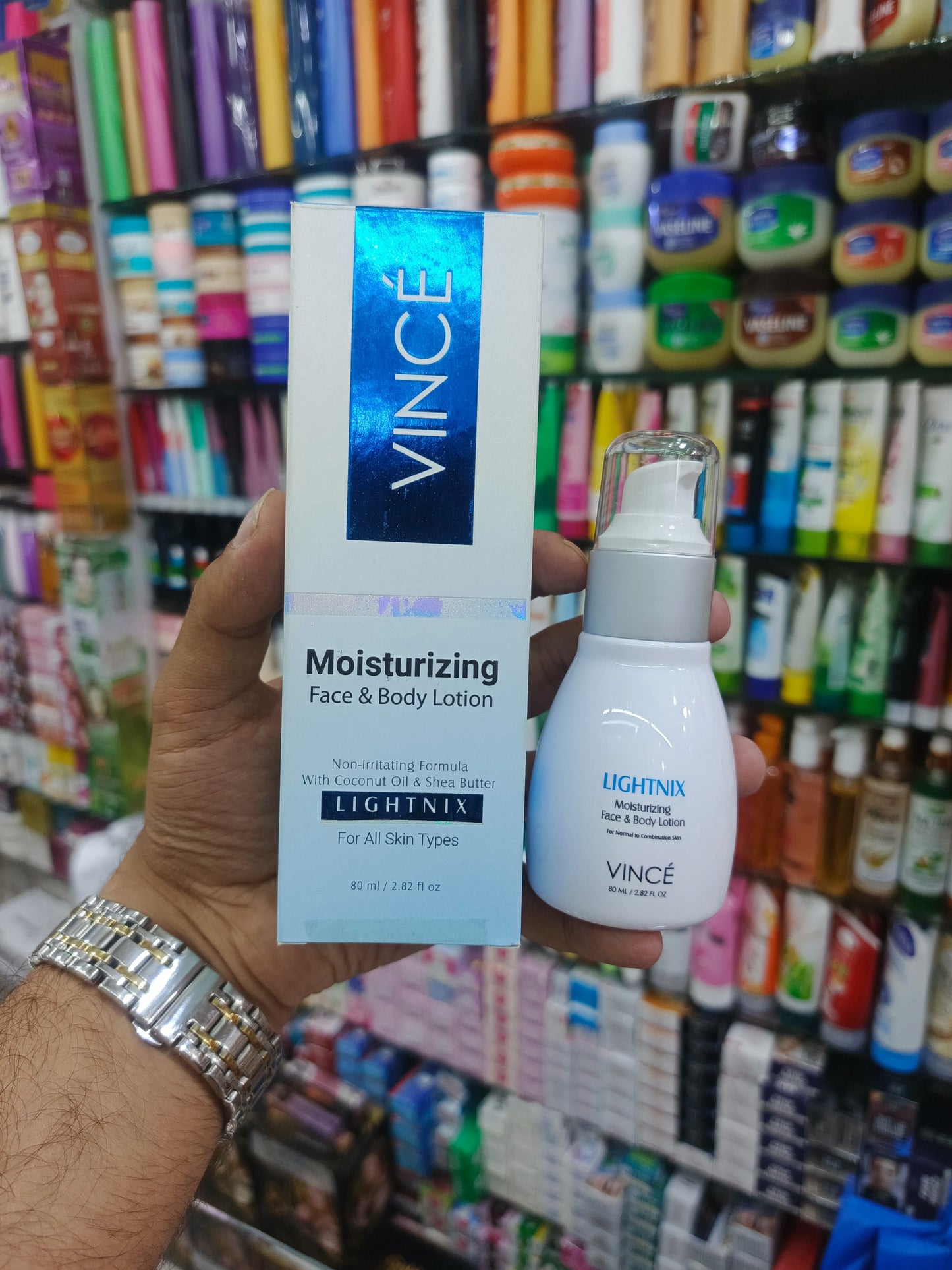 Vince, Lightnix Moisturizing face & lotion, 80ml