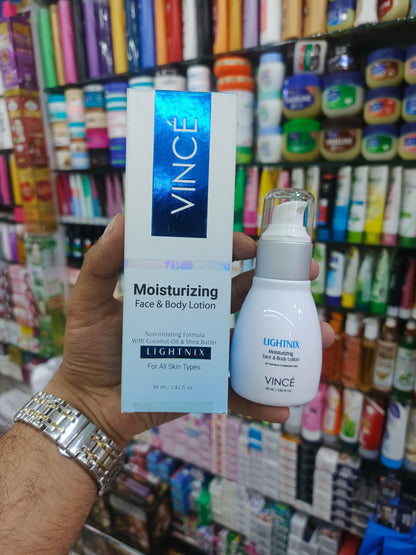 Vince, Lightnix Moisturizing face & lotion, 80ml