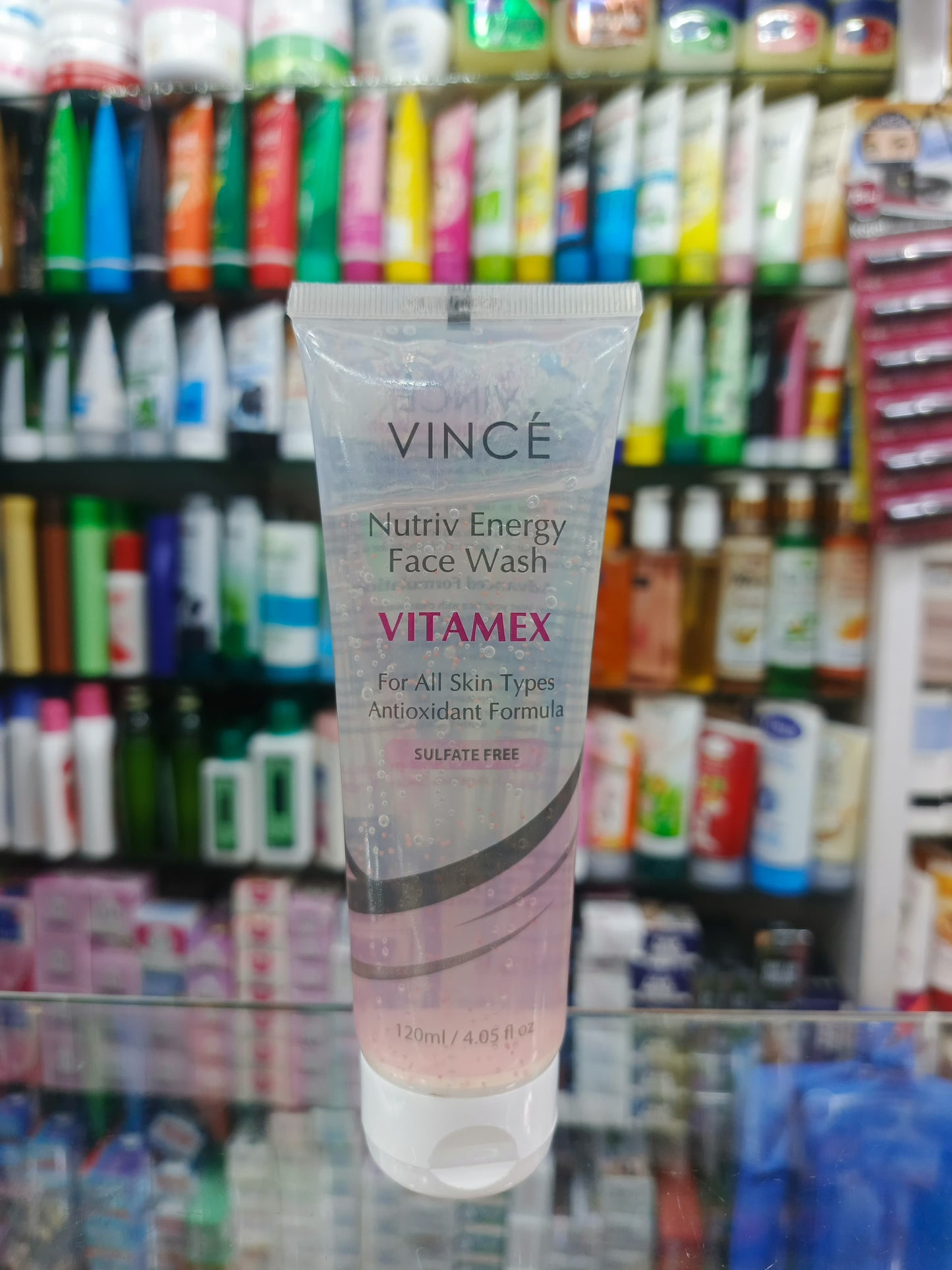 Vince, Nutriv energy facewash, Vitamex, for all skin types, 120ml