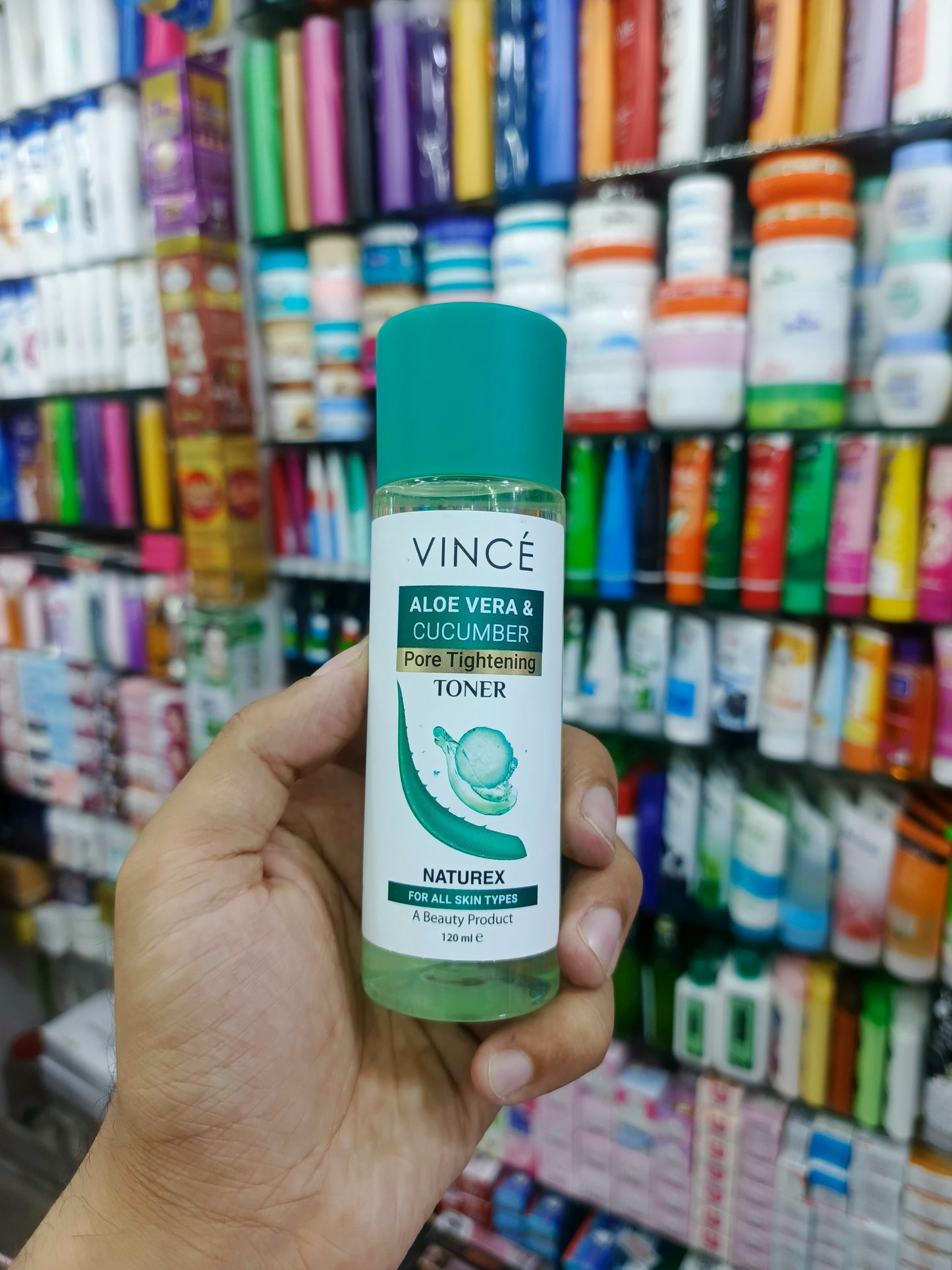 Vince, Aloe vera & cucumber pore tightening toner, 120ml