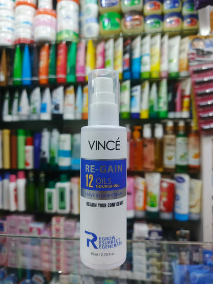 Vince, Re-gain 12 oils nourishing leave in hair cream, 80ml