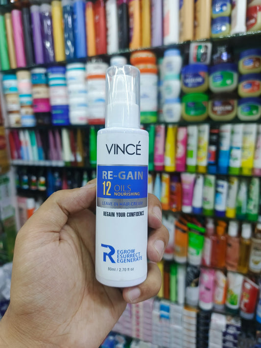 Vince, Re-gain 12 oils nourishing leave in hair cream, 80ml