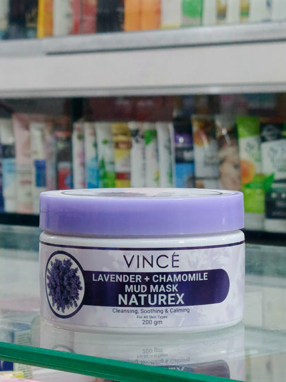 Vince, Lavender + chamomile mud mask, 200gm