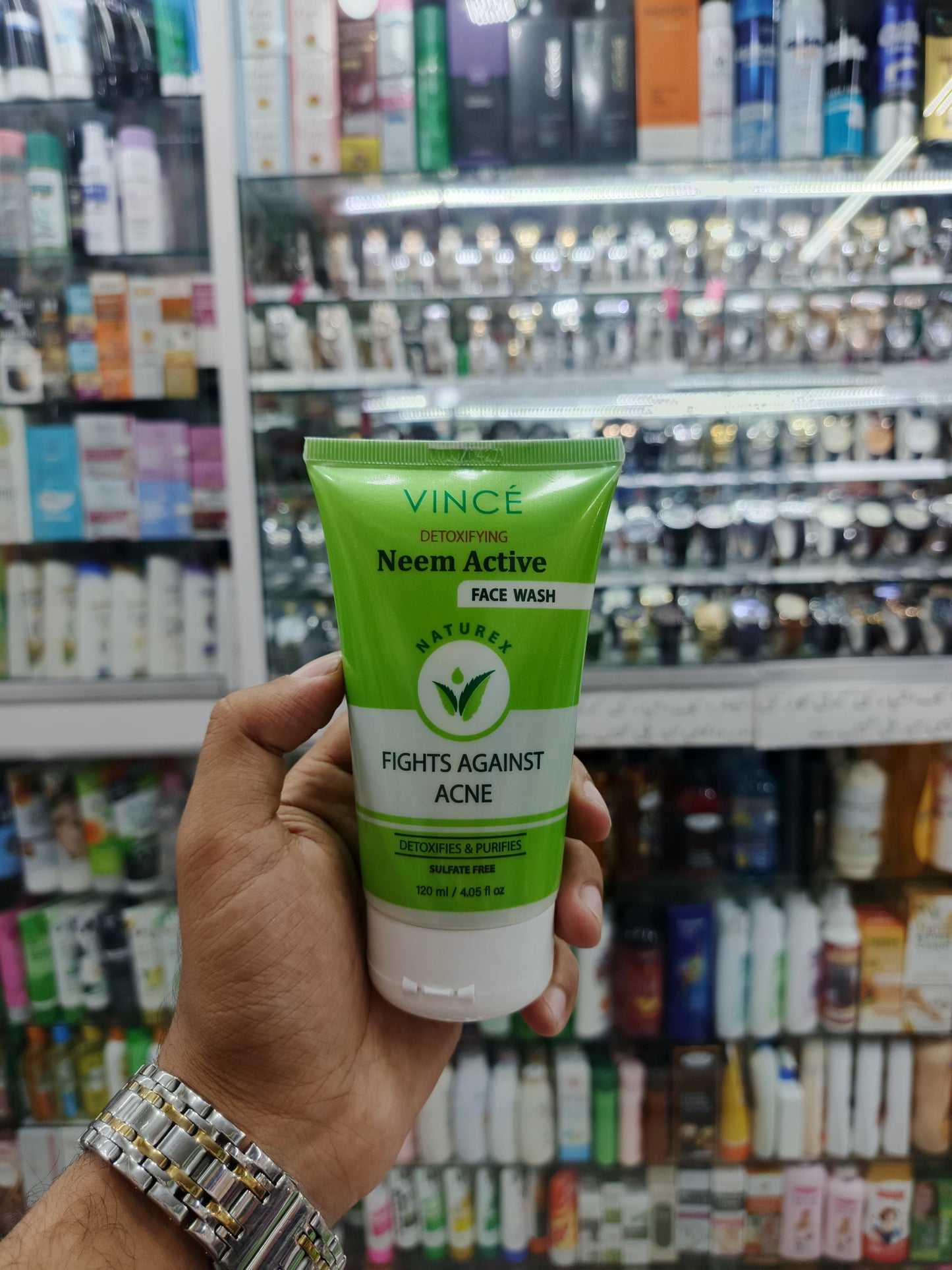 Vince, Neem active face wash, fights against acne, 120ml
