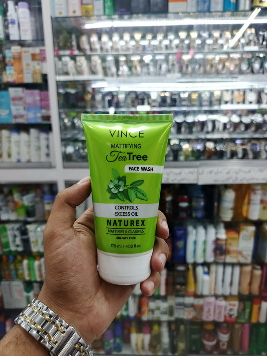 Vince, Tea tree face wash, oil control, 120ml
