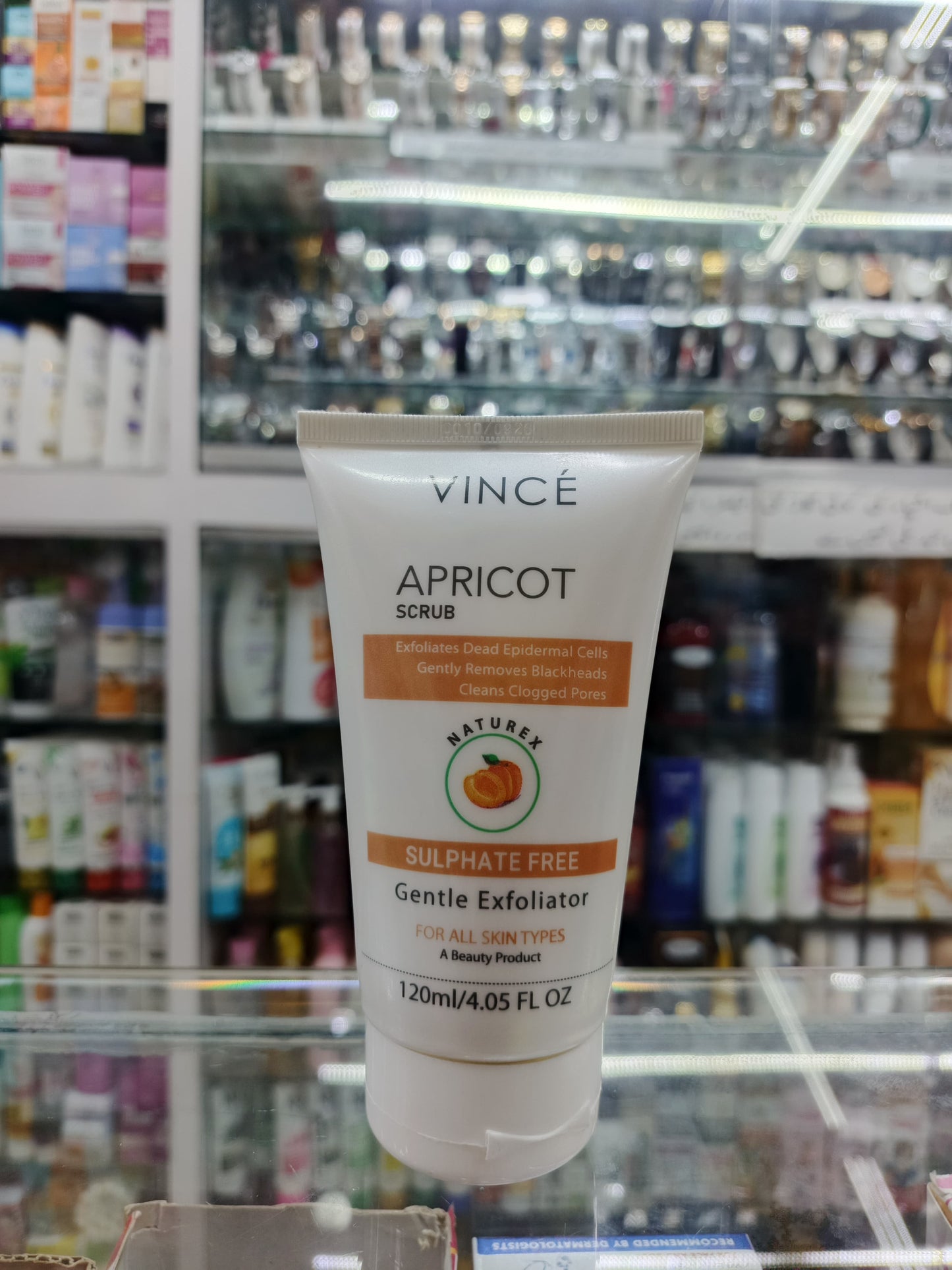 Vince, Apricot scrub, 120ml