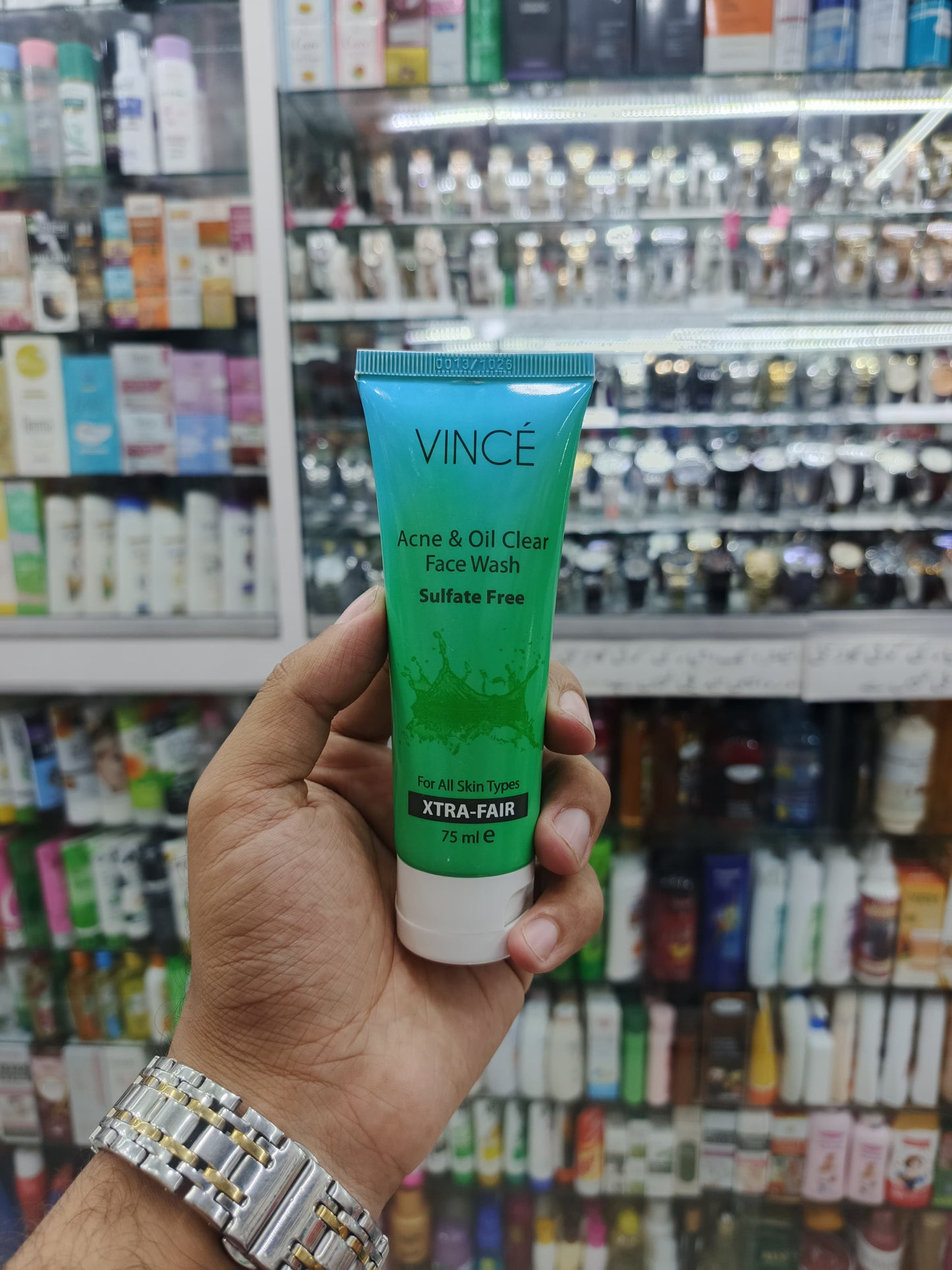 Vince, Acne & oil clear face wash, 75ml