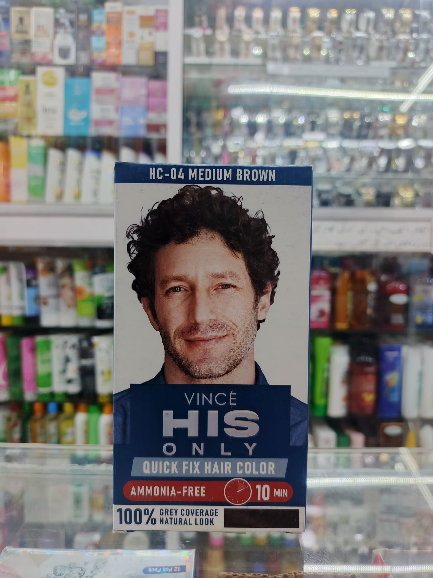 Vince, His only quick fix hair color, HC-04 MEDIUM BROWN