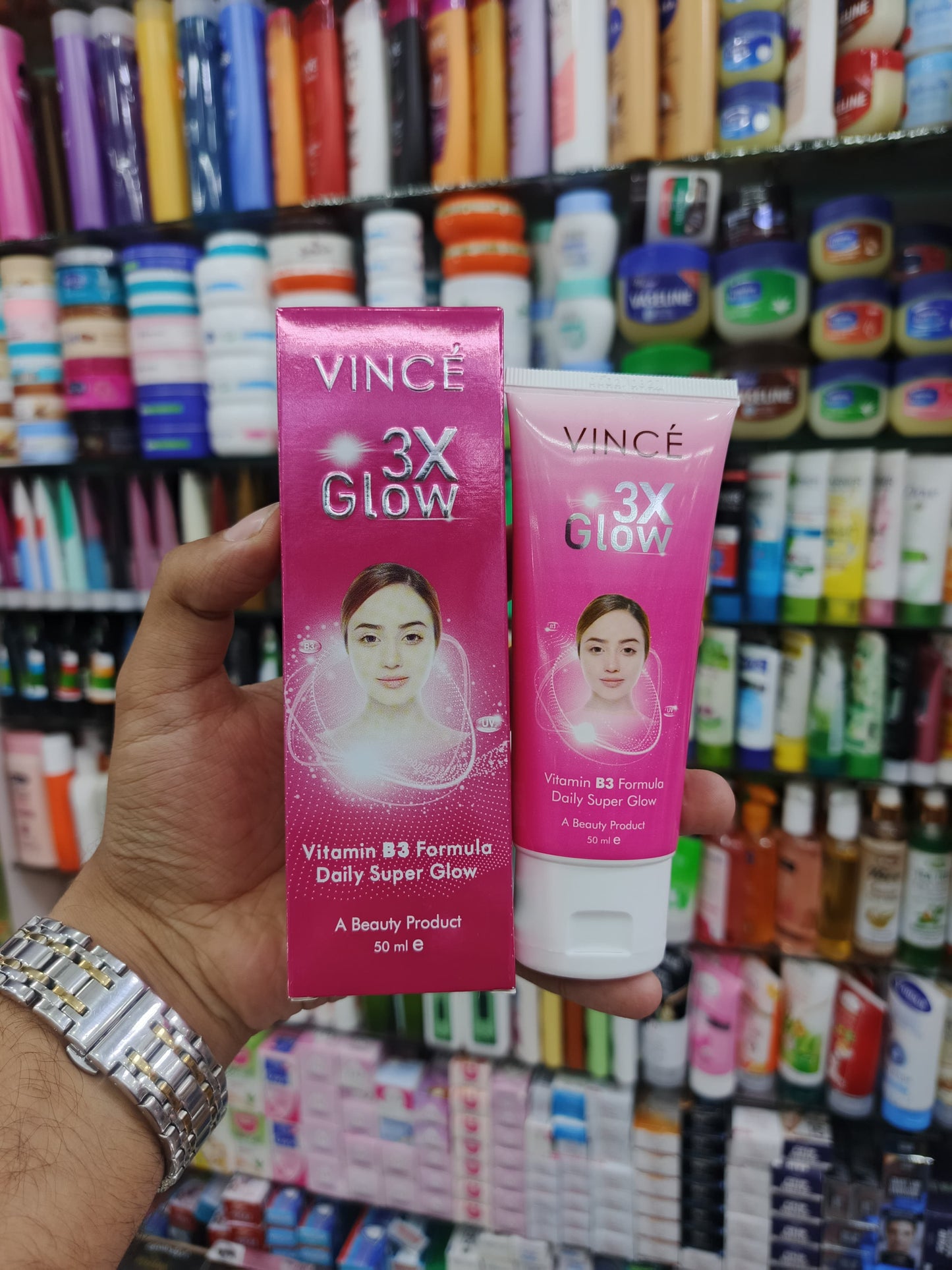 Vince, 3X glow cream for WOMEN, 50ml