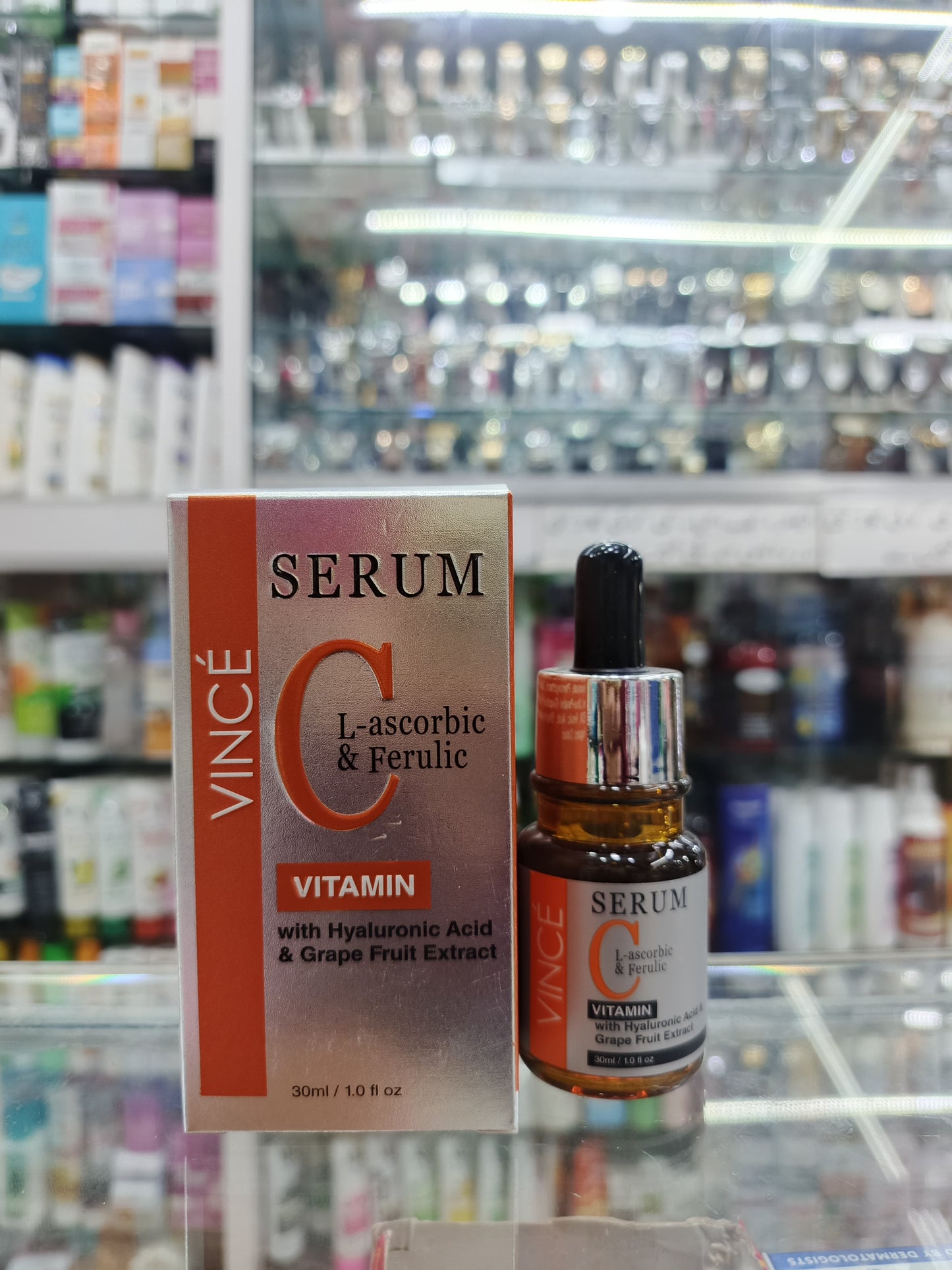 Vince, Vitamin C with hyaluronic acid face serum, 30ml