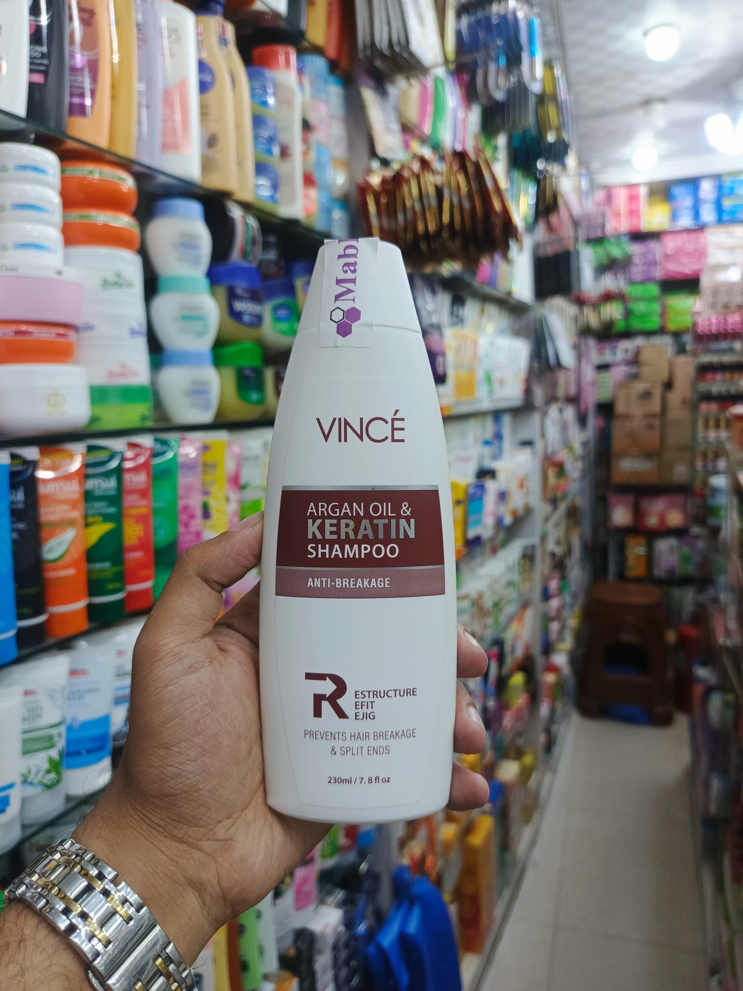 Vince, Argan oil & kertin shampoo, 230ml