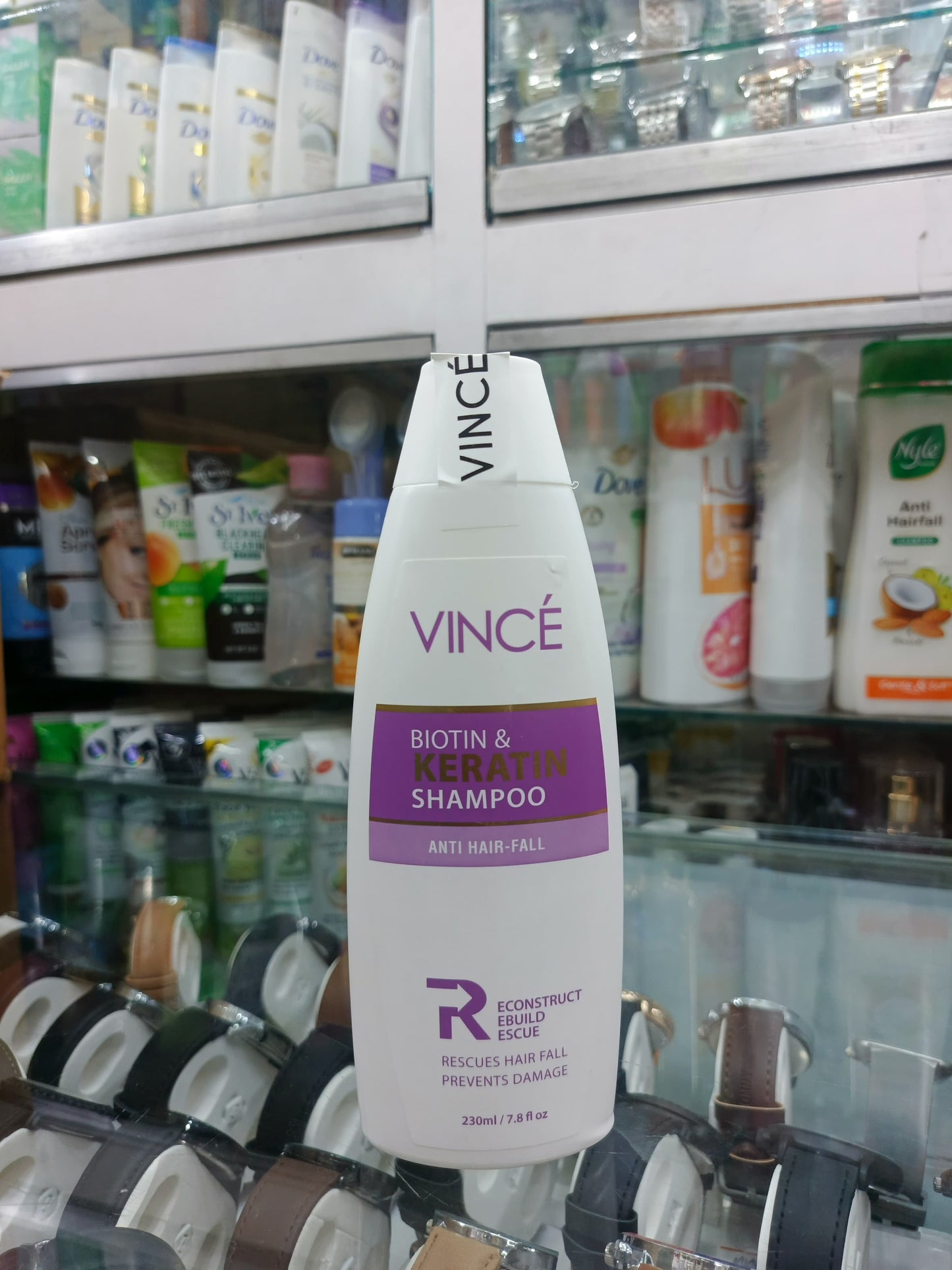 Vince, Biotin & keratin shampoo, anti-hair fall, 230ml